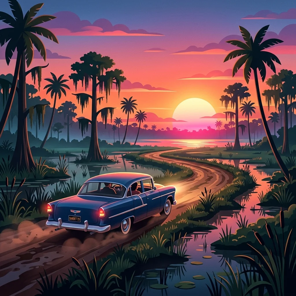 GTA 6 Swamp Driving Leonida